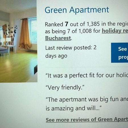 Green Apartment 6 Bukurešť Exteriér fotografie