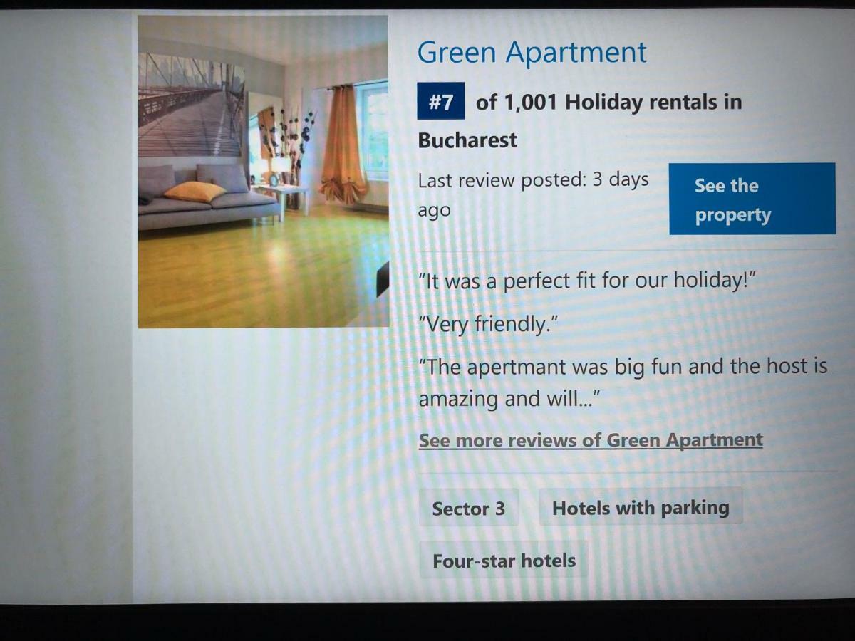 Green Apartment 6 Bukurešť Exteriér fotografie