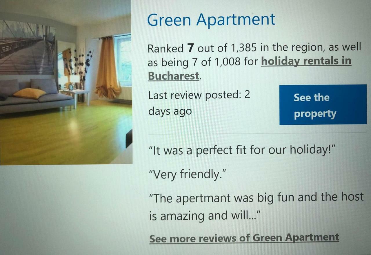 Green Apartment 6 Bukurešť Exteriér fotografie
